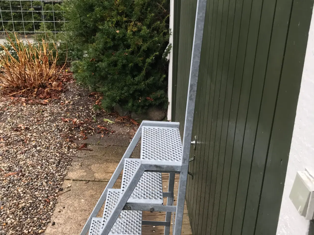 Billede 2 - Stige med 4 trin galvaniseret. 