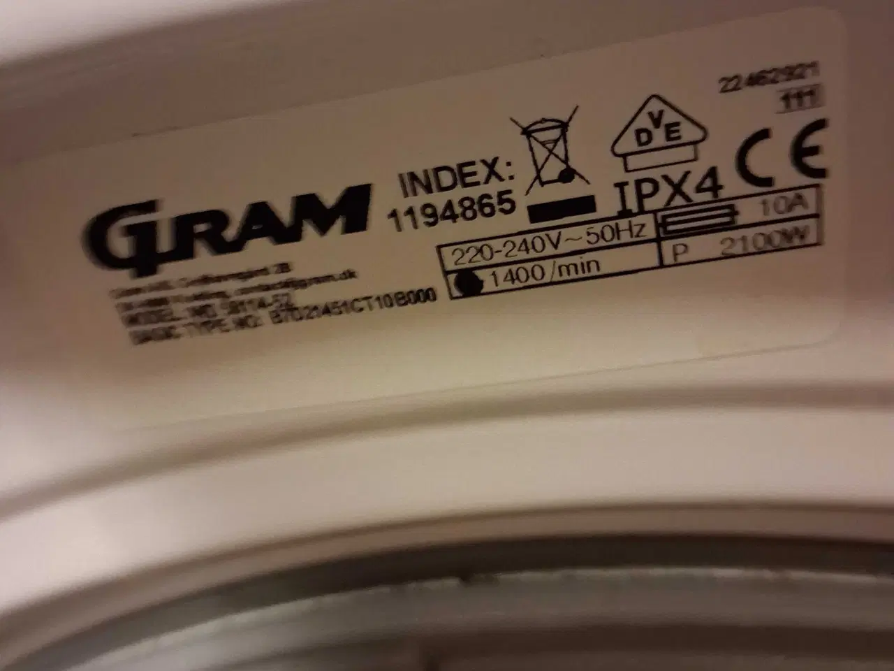 Billede 1 - Vaskemaskine