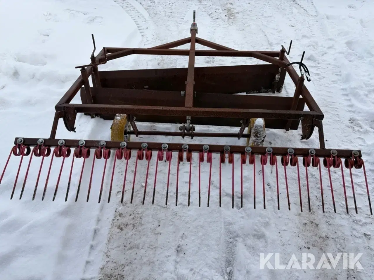 Billede 3 - Stige skraber med rive specialfremstillet