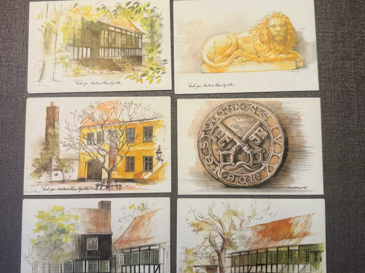 Billede 3 - Receptkuverter fra Næstved løveapotek 