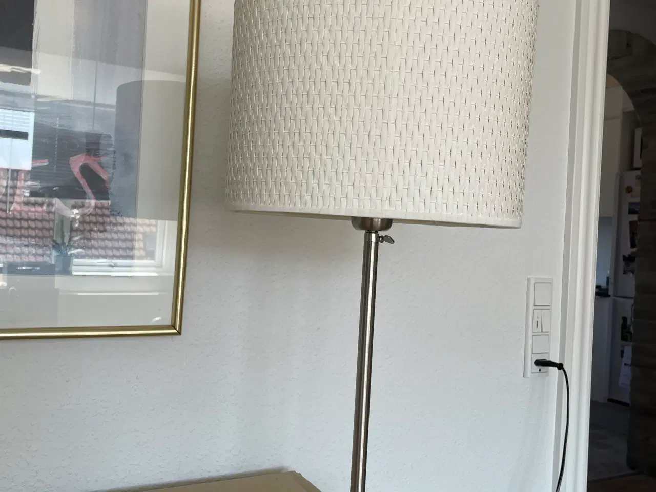Billede 2 - Bordlamper oval skærm 2 stk 
