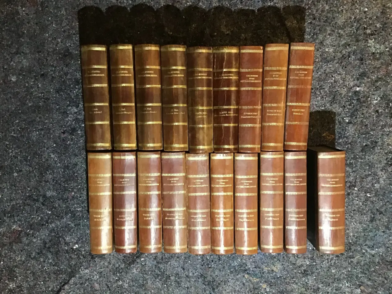 Billede 1 - Salomonsens leksikon 1. udgave komplet