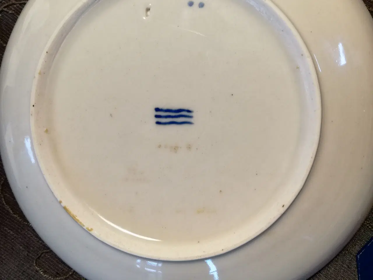 Billede 3 - ANTIK -1800tals KGL. lille håndmalet porcelæn skål