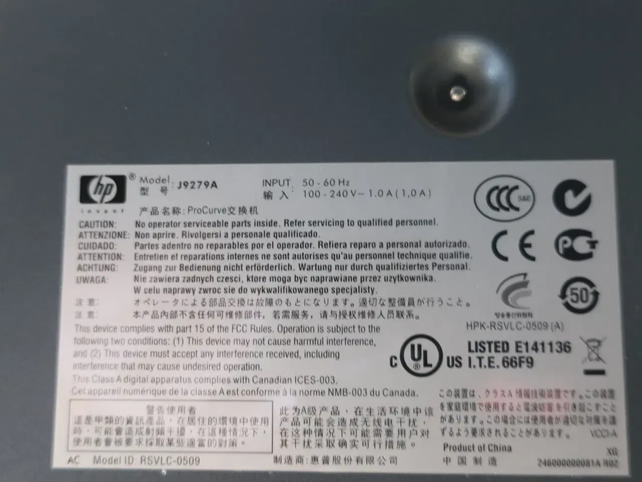 Billede 5 - Switch HP J9279A