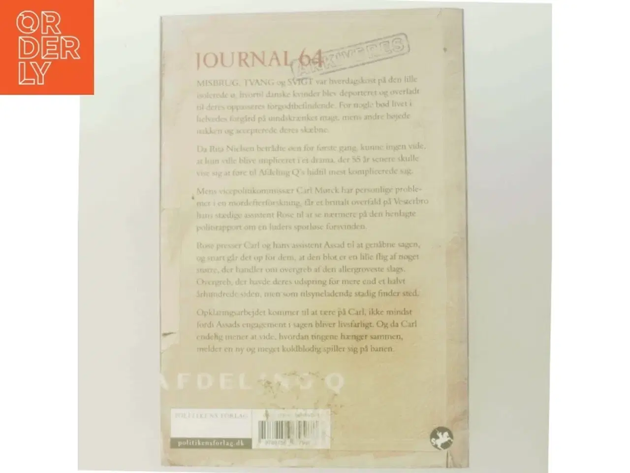 Billede 3 - Journal 64 af Jussi Adler-Olsen (Bog)