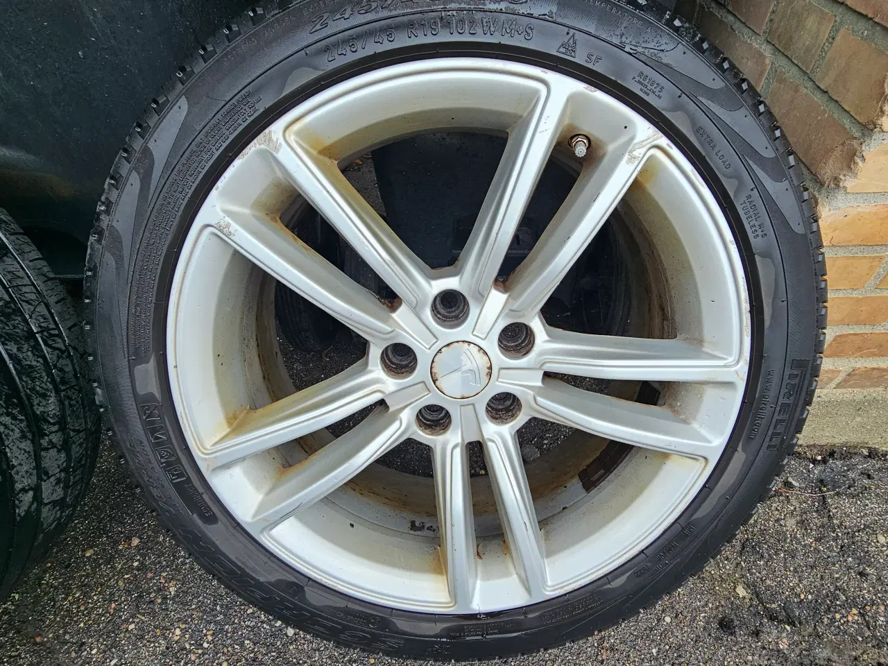 Billede 2 - Tesla model S -  19" originale Cyclone  alufælge 