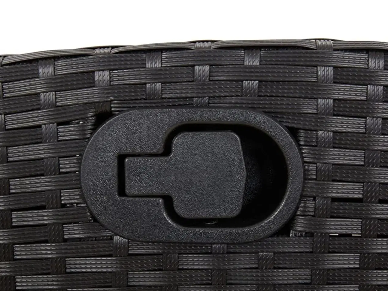 Billede 8 - Havestol med justerbart ryglæn og fodstøtte polyrattan sort