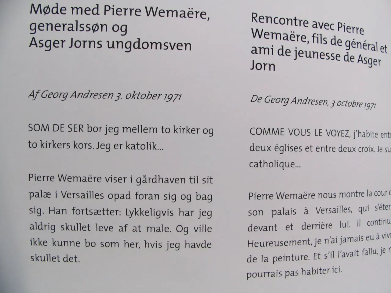 Billede 2 - Georg Andresen. Pierre Wemaëre (1913-2010)