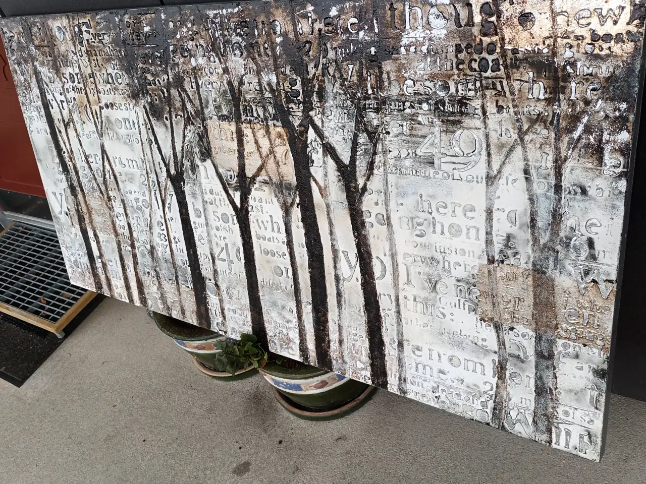 Billede 2 - STORT FLOT BILLEDE 80X160 CM SKAL HENTES I HUNDIGE