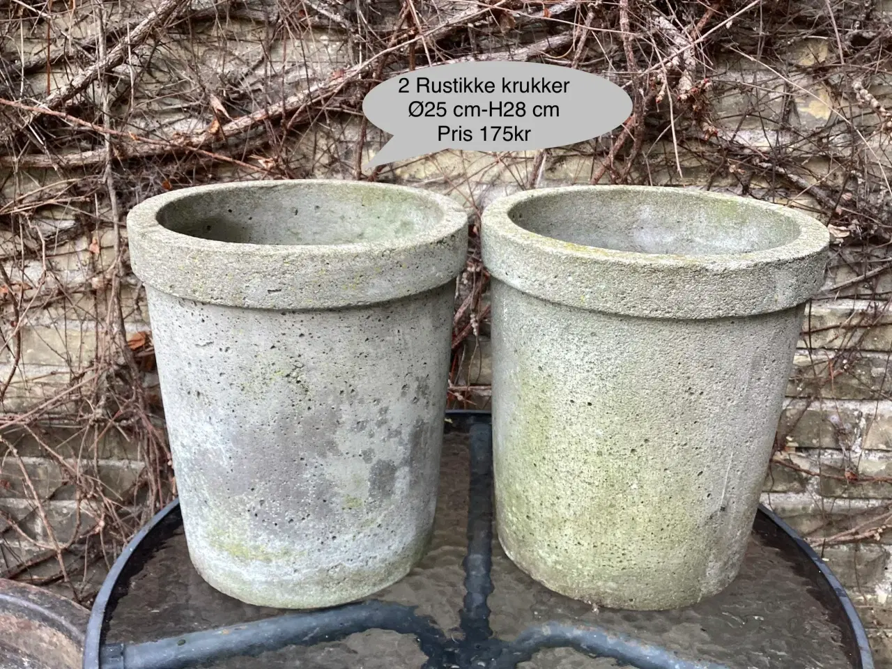 Billede 1 - 2 rustikke krukker