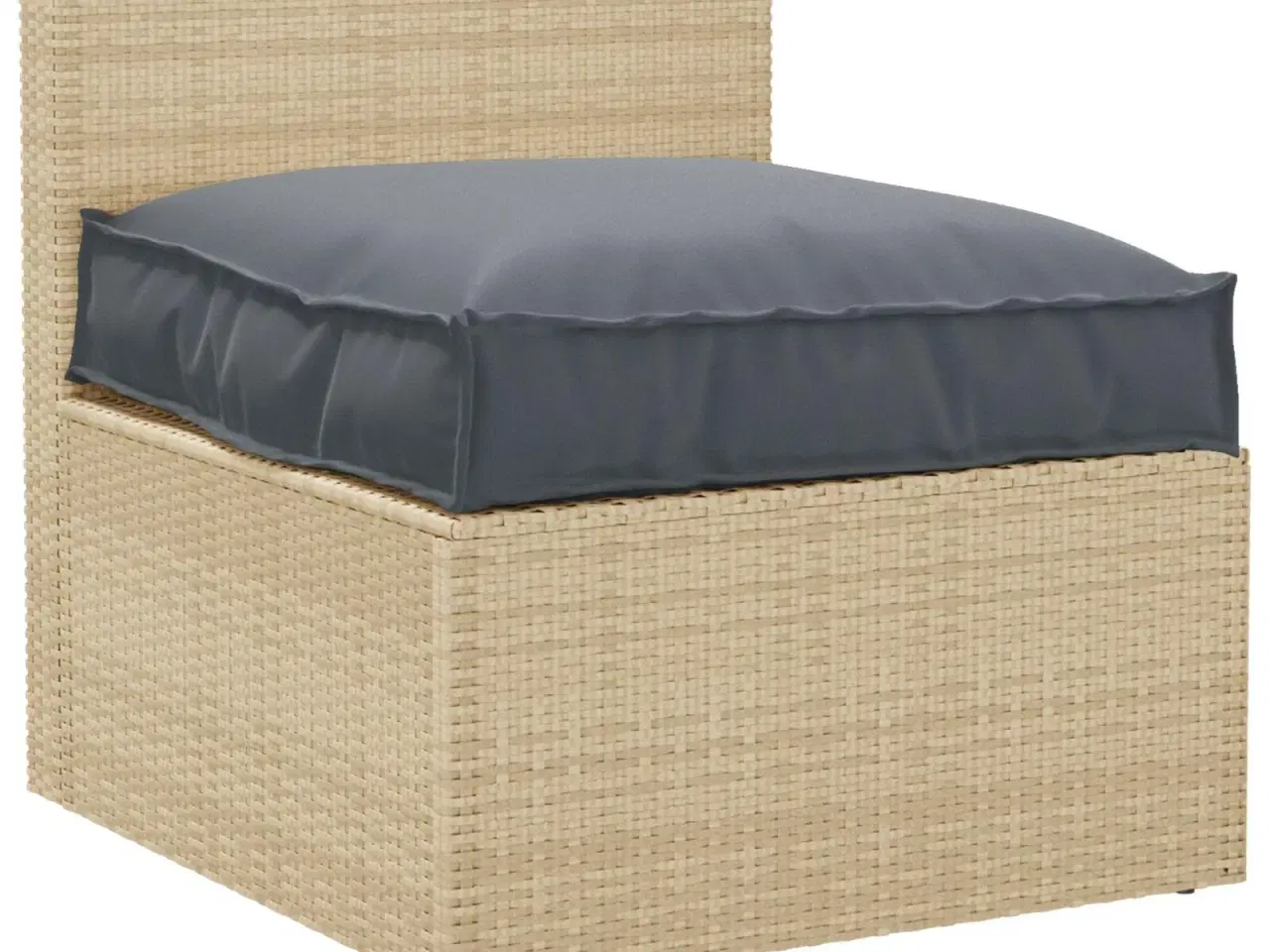Billede 3 - Pallehynde til sæde Antracit 70 x 70 x 12 cm Oxford stof