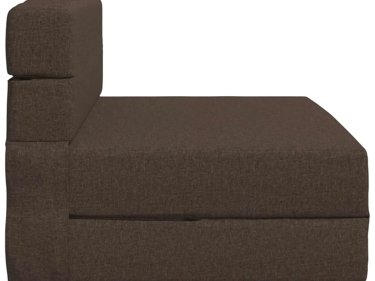 Billede 3 - Foldesofa seng Gråbrun 190 x 70 x 15 cm Stof
