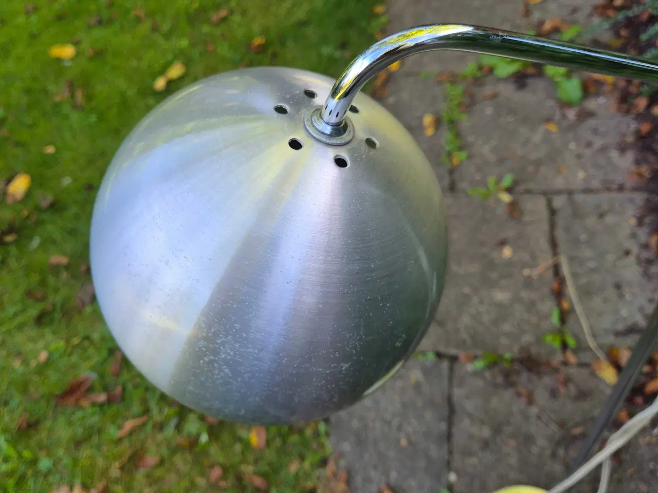 Billede 5 - Retro gulvlampe med to kugleskærme 