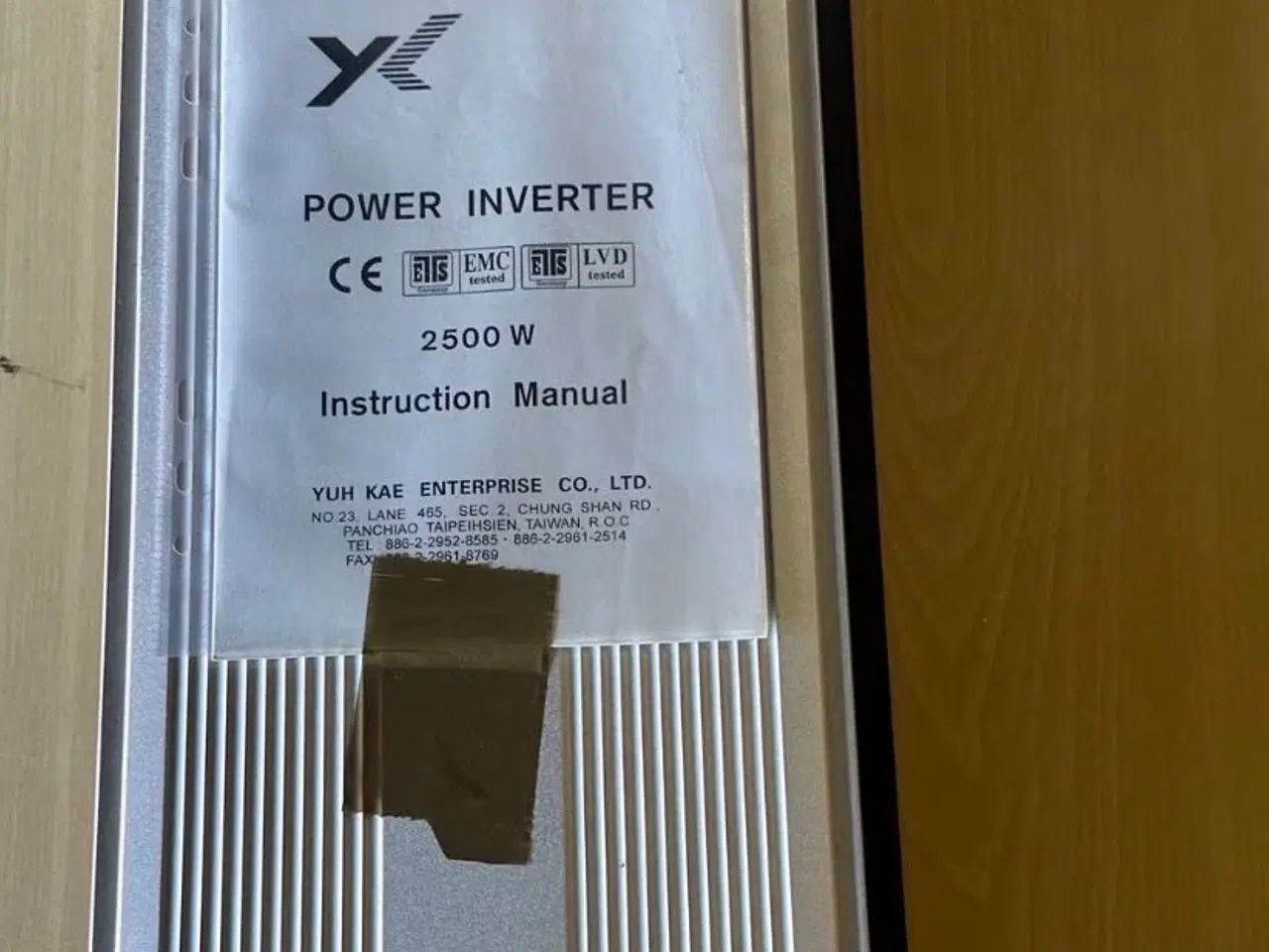 Billede 3 - YK 2500W Power Inverter 12V til 230V super pæn s