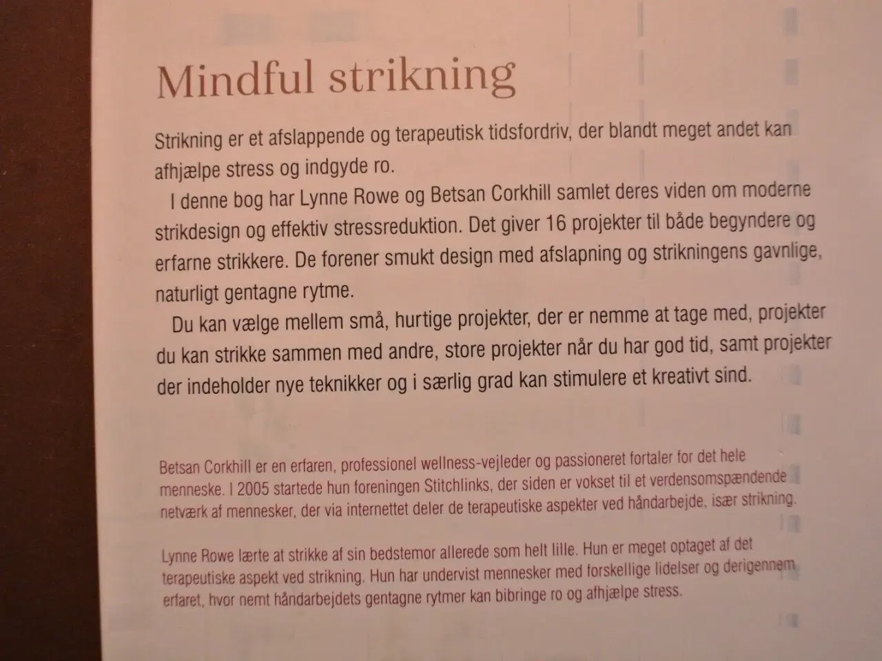 Billede 4 - mindful strikning, af lynne rowe og betsan corkhil