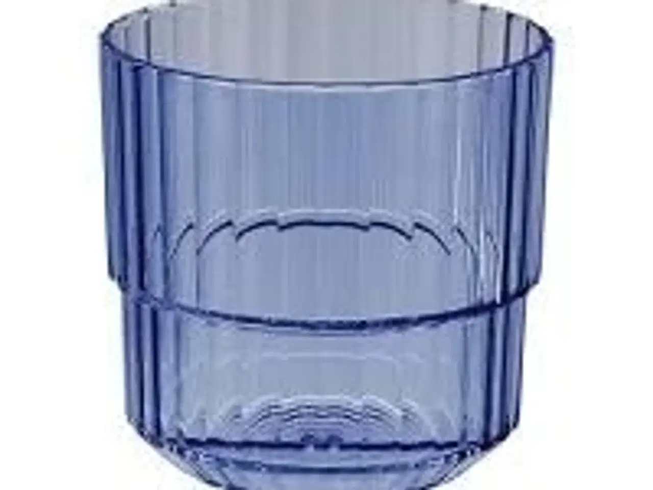 Billede 1 - 43 stk. Drikkeglas blå 22 cl Linea