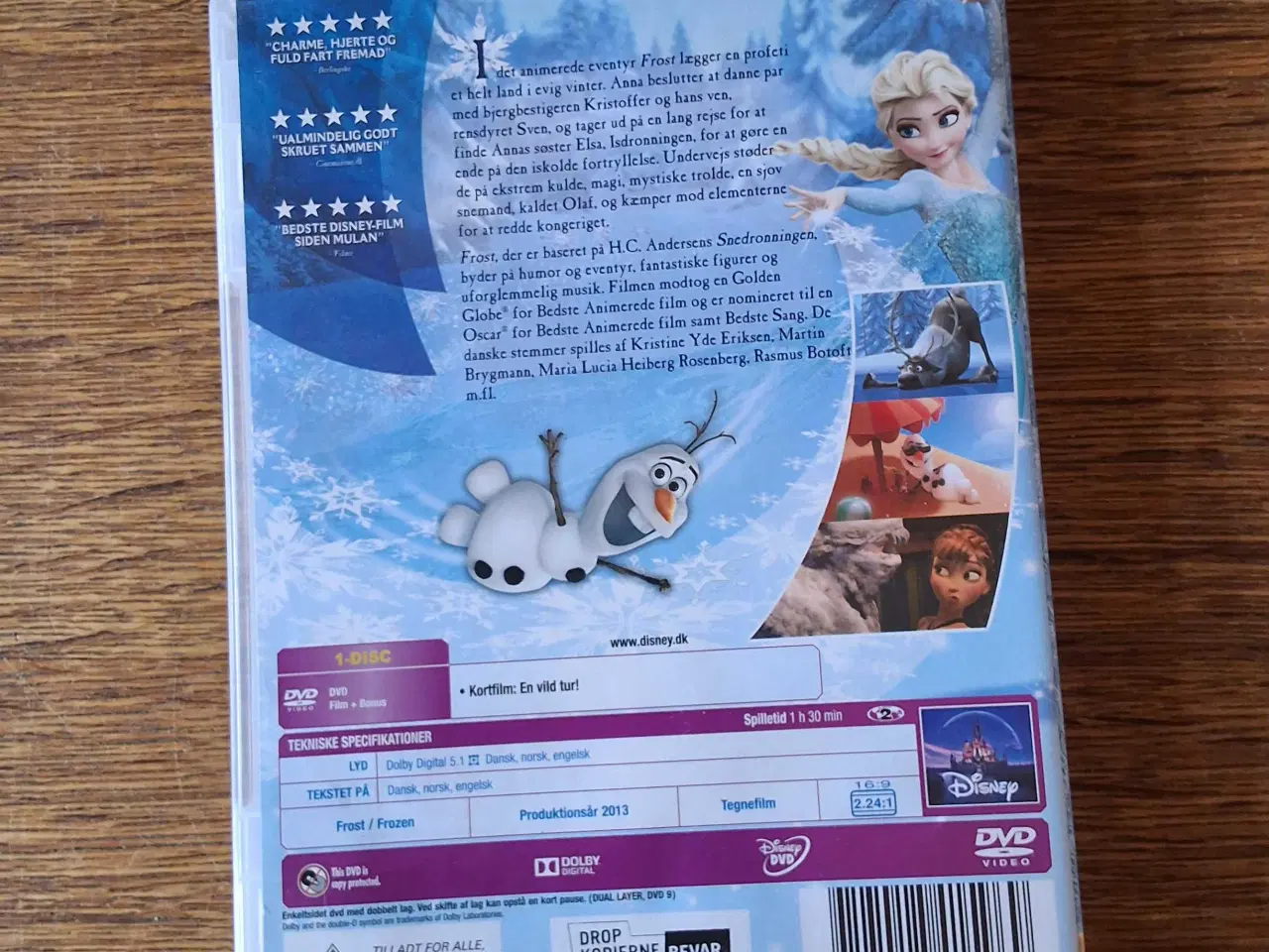 Billede 2 - WALT DISNEY: FROST.  DVD-tegnefilm. 