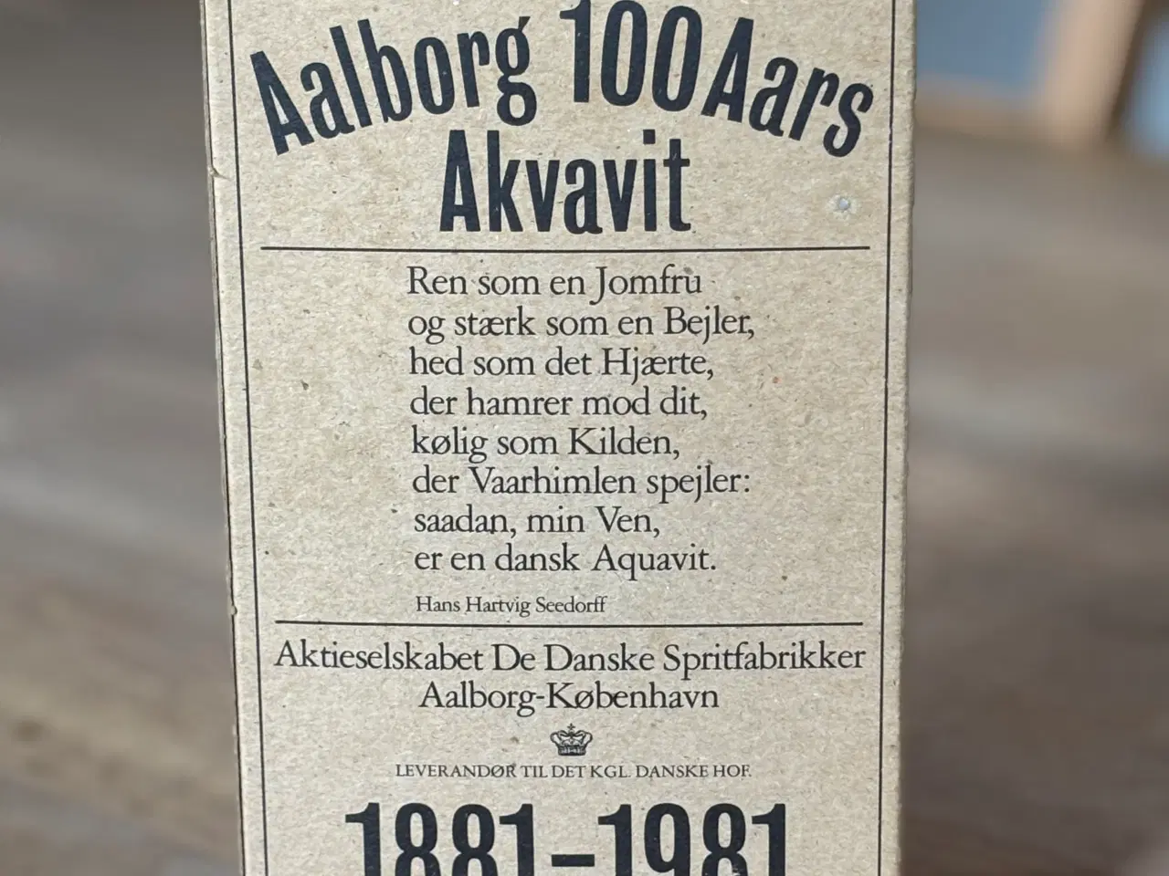 Billede 5 - Aalborg 100 Aars akvavit 