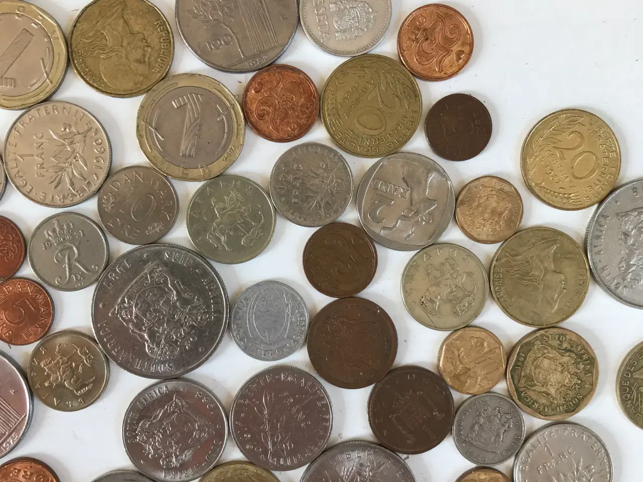 Billede 3 - Blandet mønter forskellige valuta og årgang
