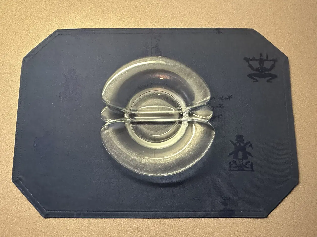 Billede 7 - Holmegaard Lilje fad og skål matteret glas