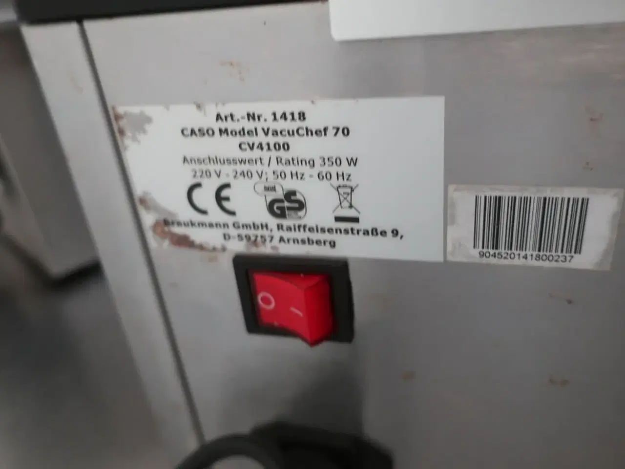 Billede 5 - Vakuumpakker (kammer) COSO VacuChef 70