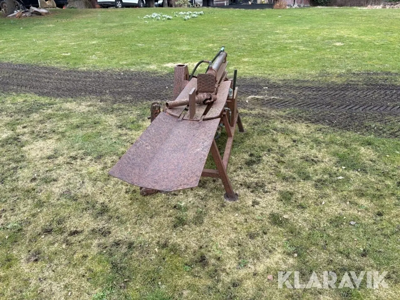 Billede 3 - Brændekløver med A ramme & pto.