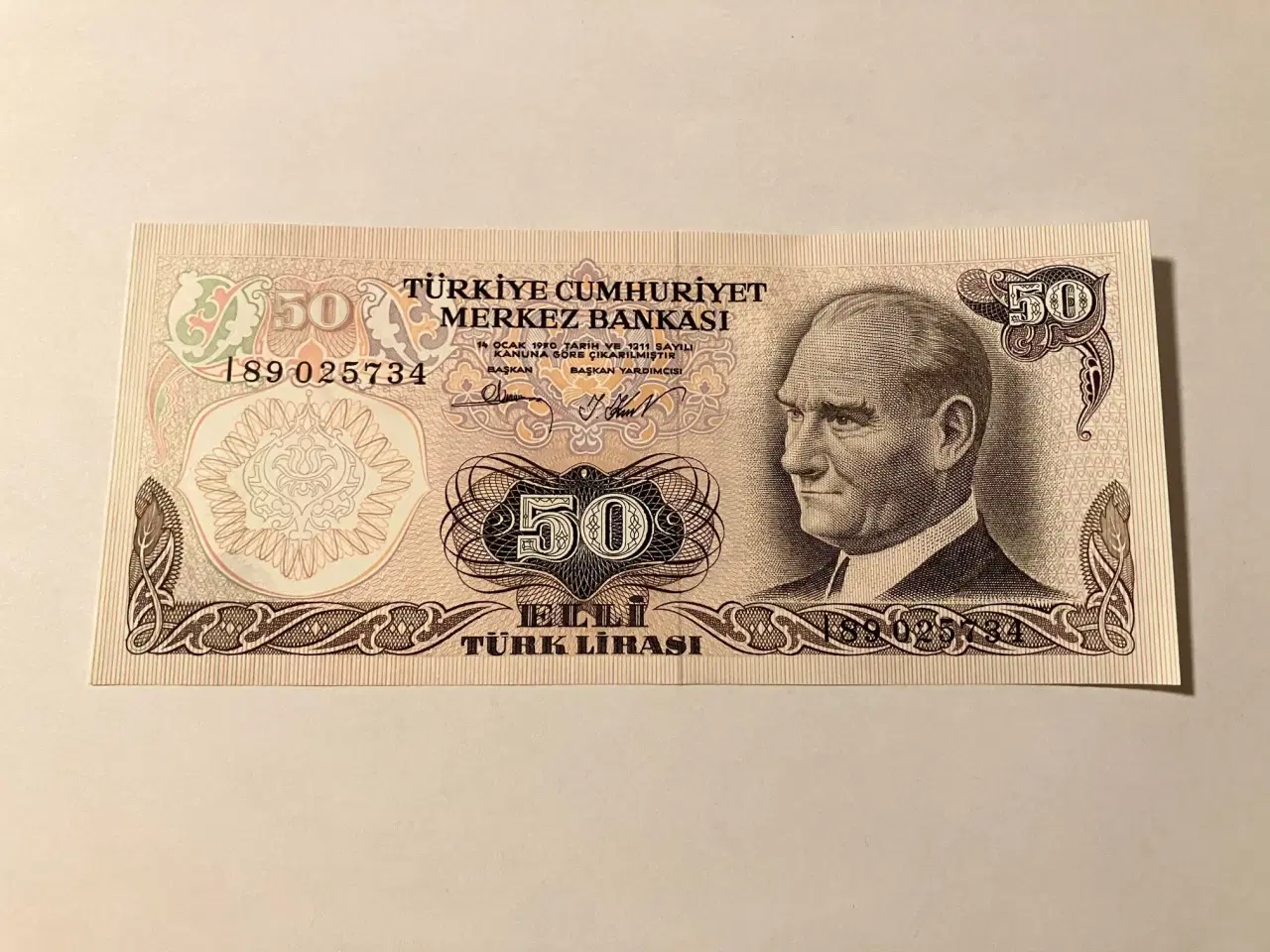 Billede 1 - 50 Lira Turkey 1970