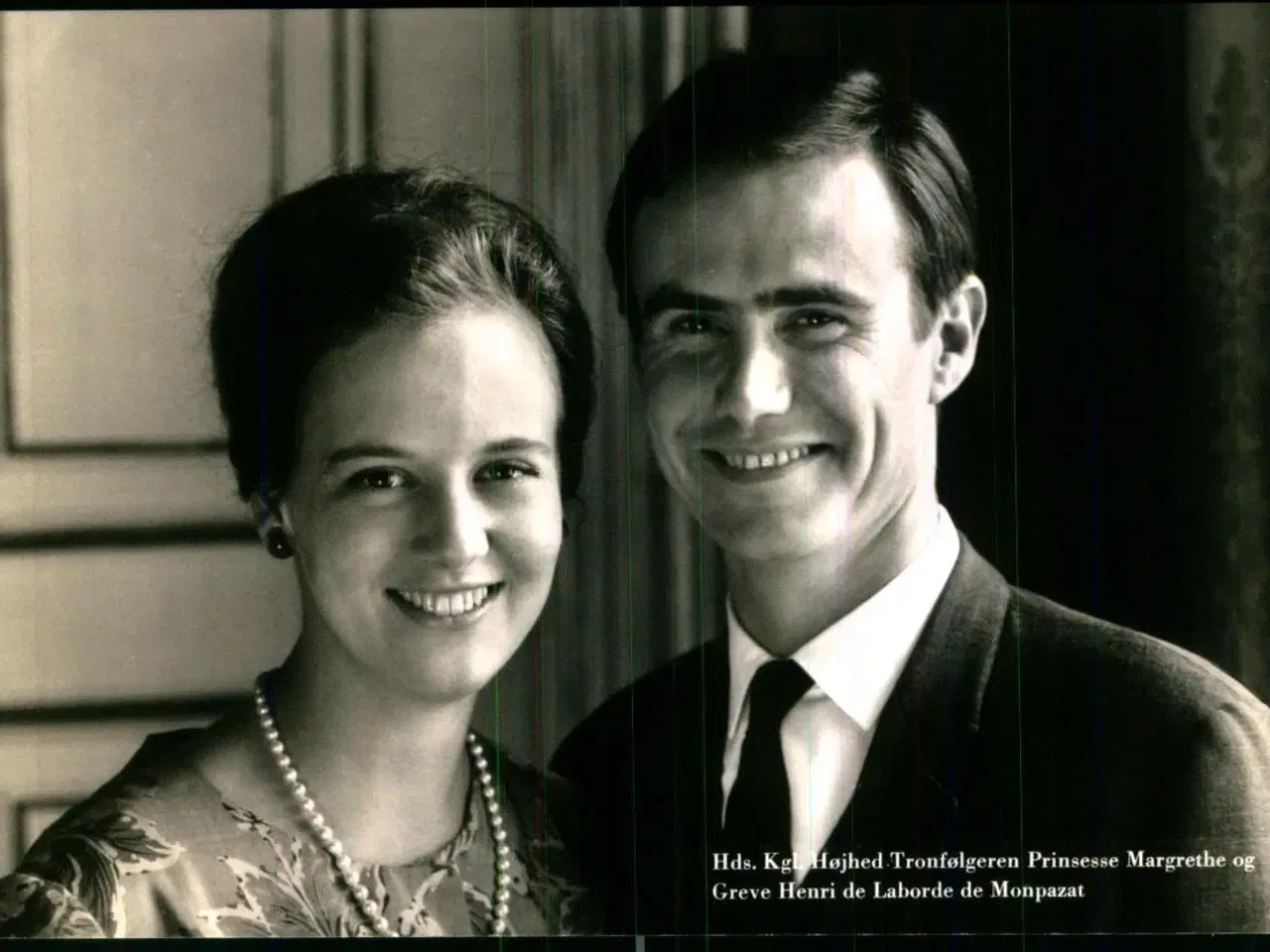 Billede 1 - Tronfølgeren Prinsesse Margrethe og Greve Henri de Laborde de Moupszat - Stender 2310/35 - Ubrugt