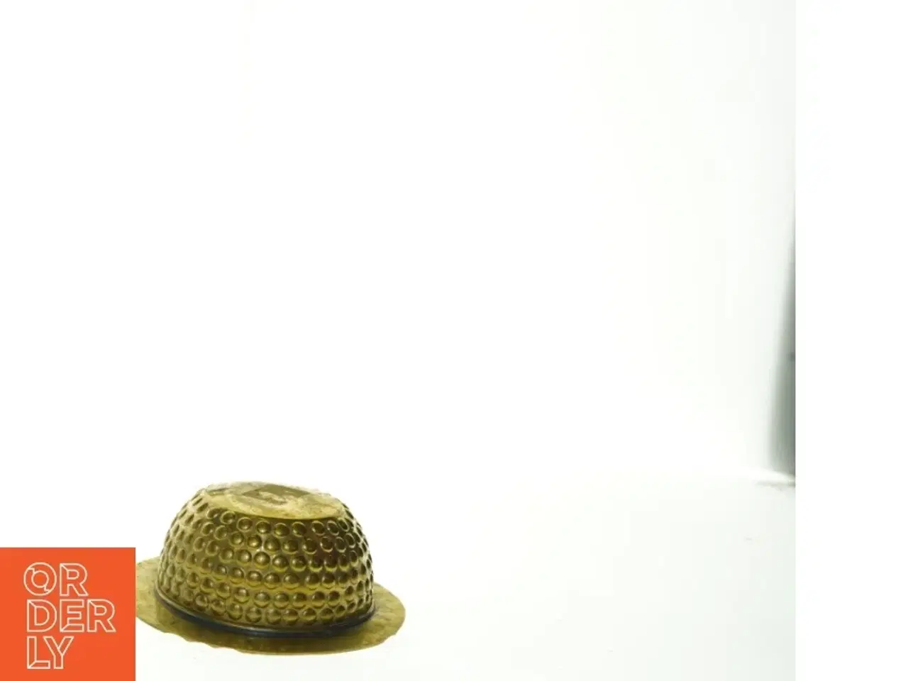 Billede 4 - Antik messing skål med dekorative detaljer (str. 17 x 5 cm)
