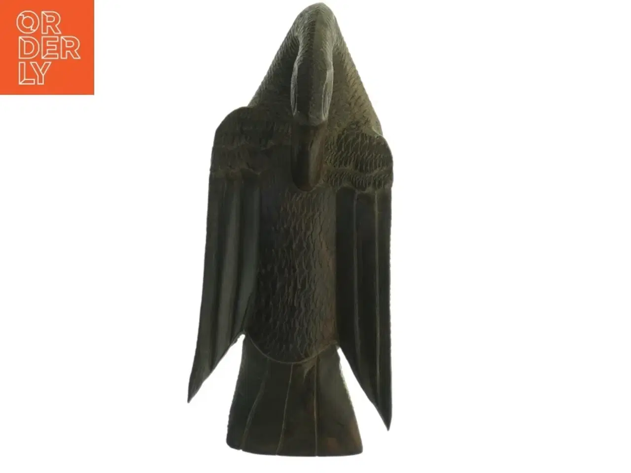 Billede 3 - Træskulptur af and (str. 14 cm)