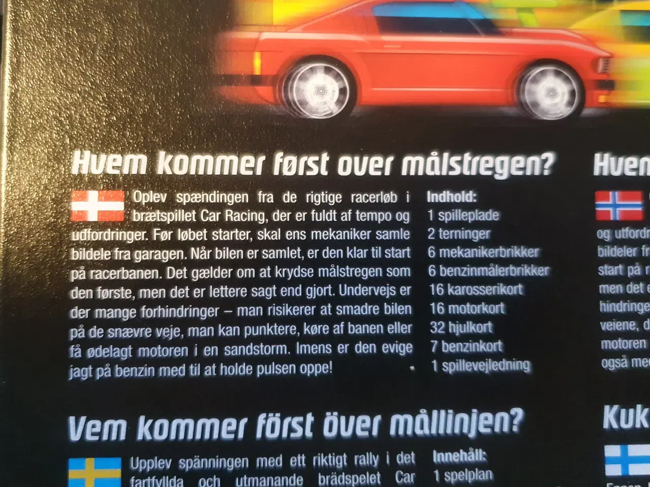 Billede 3 - Brætspil - Car Racing