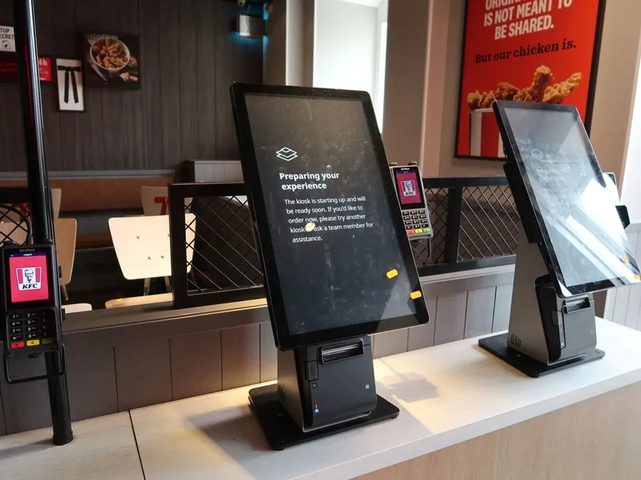 Billede 2 - All-in-one touch computer ELO ESY22i5 med bonprinter samt dankortterminal
