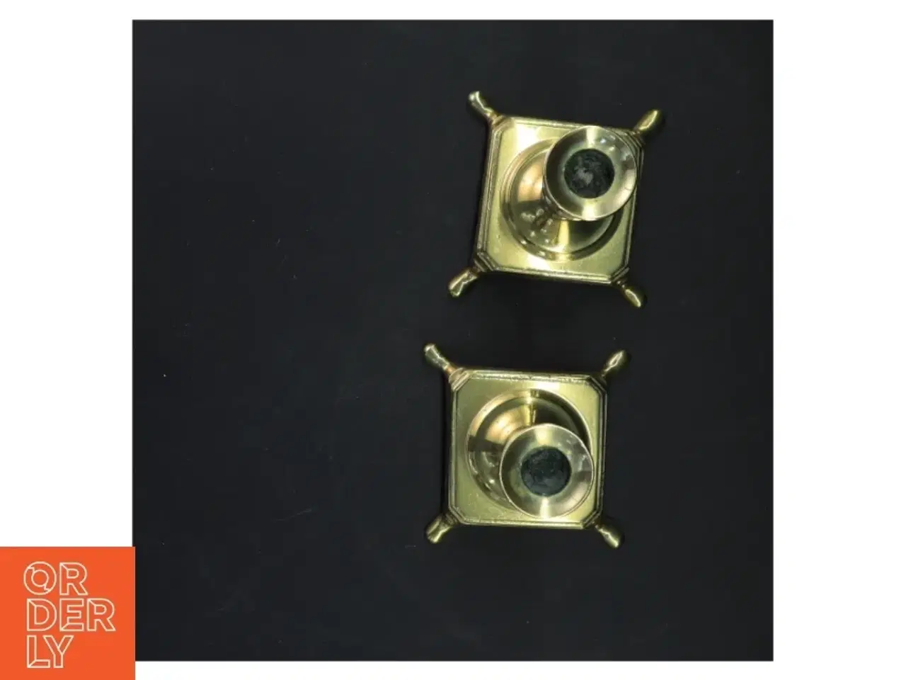 Billede 2 - Messing lysestager, 17,5 cm (str. 17,5 cm)