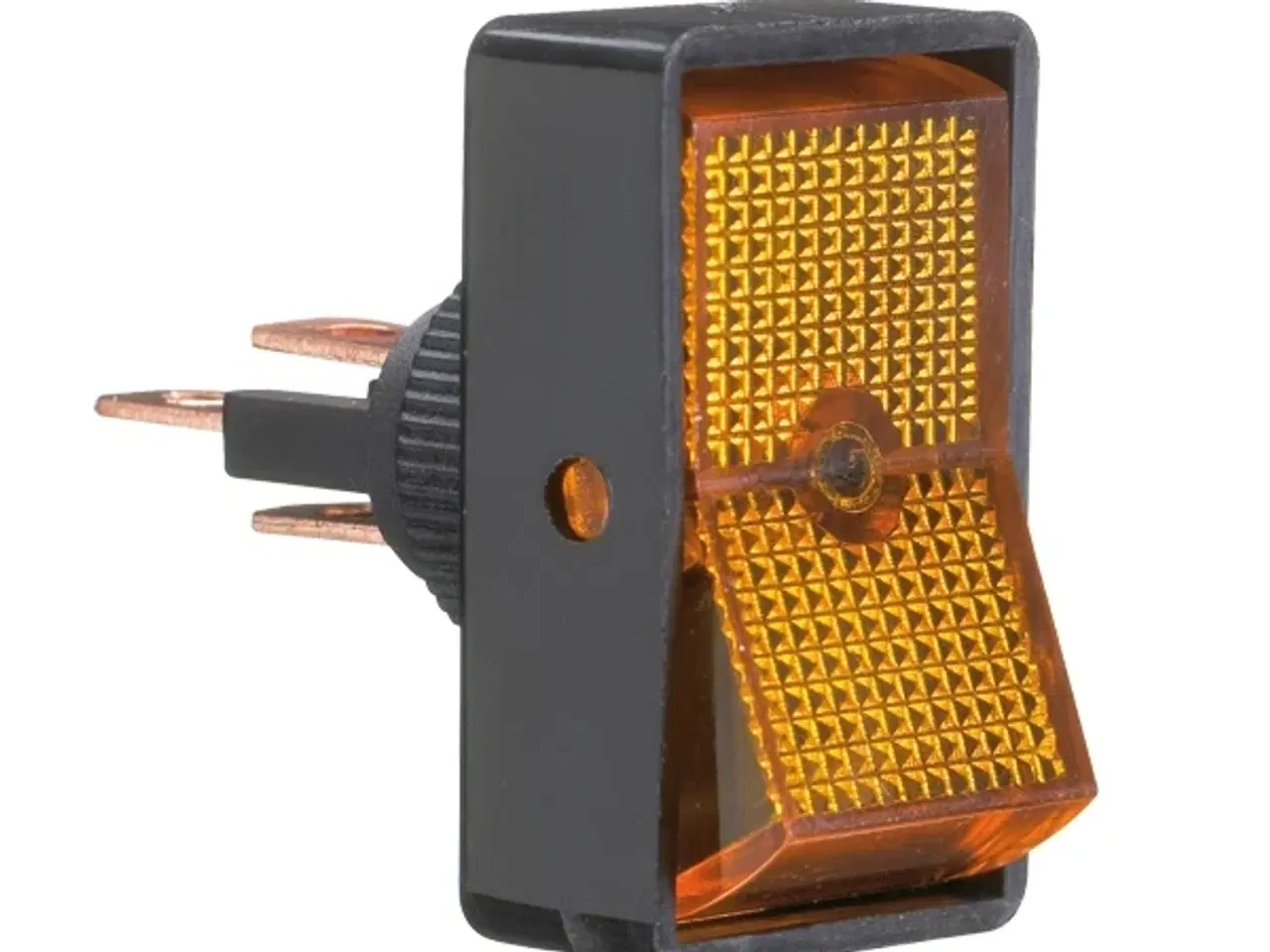 Billede 1 - Kontakt firkantet on-off gul 16amp