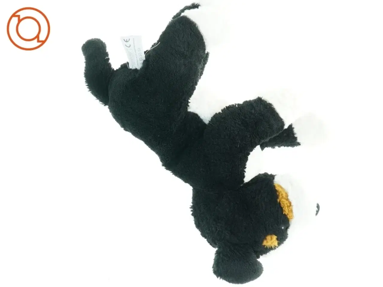 Billede 2 - Sort og hvid bamsehund plysdyr (str. 39 cm)