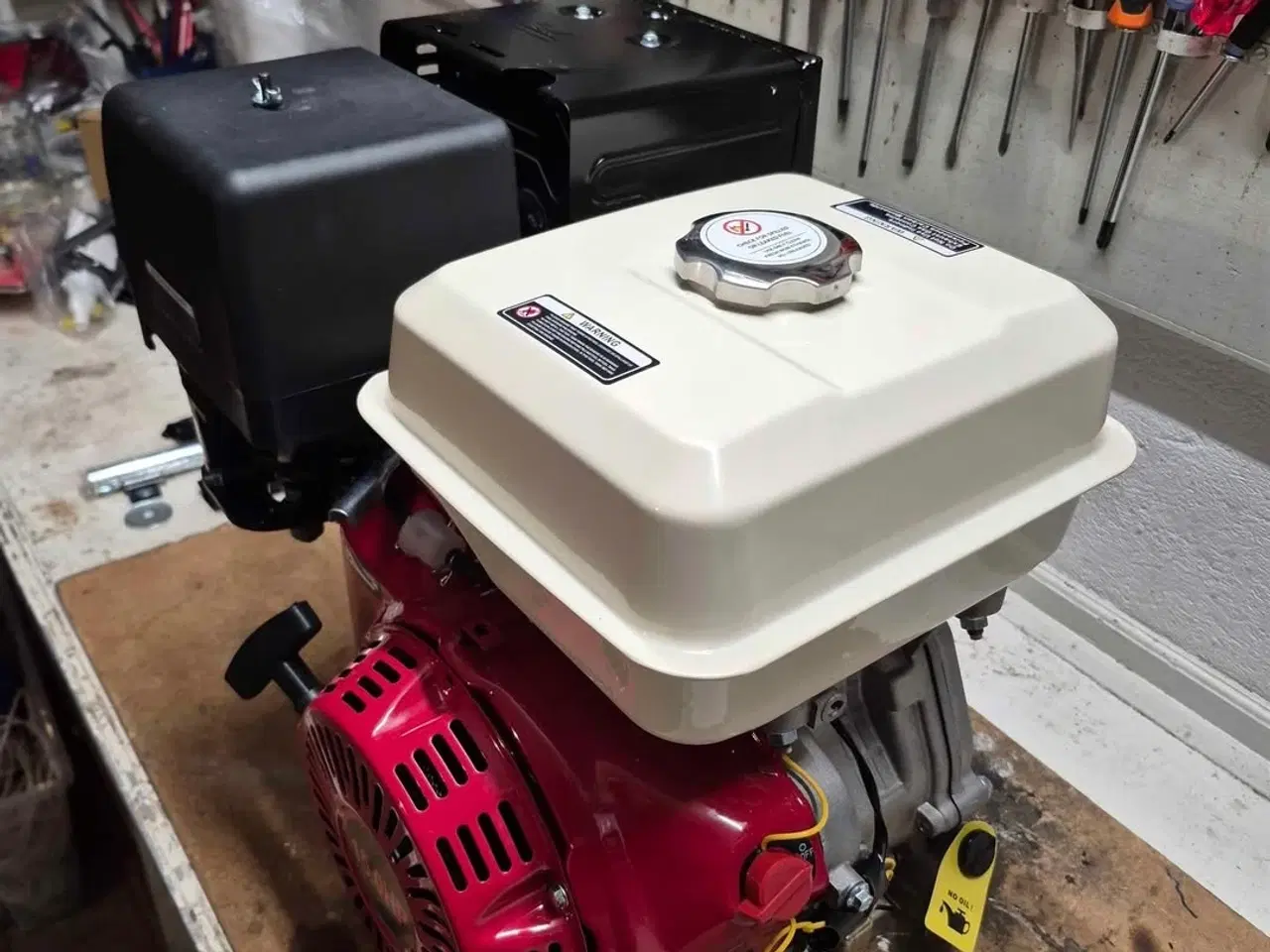 Billede 4 - 15 hk Loncin 420cc benzinmotor med 25mm krumtap. N