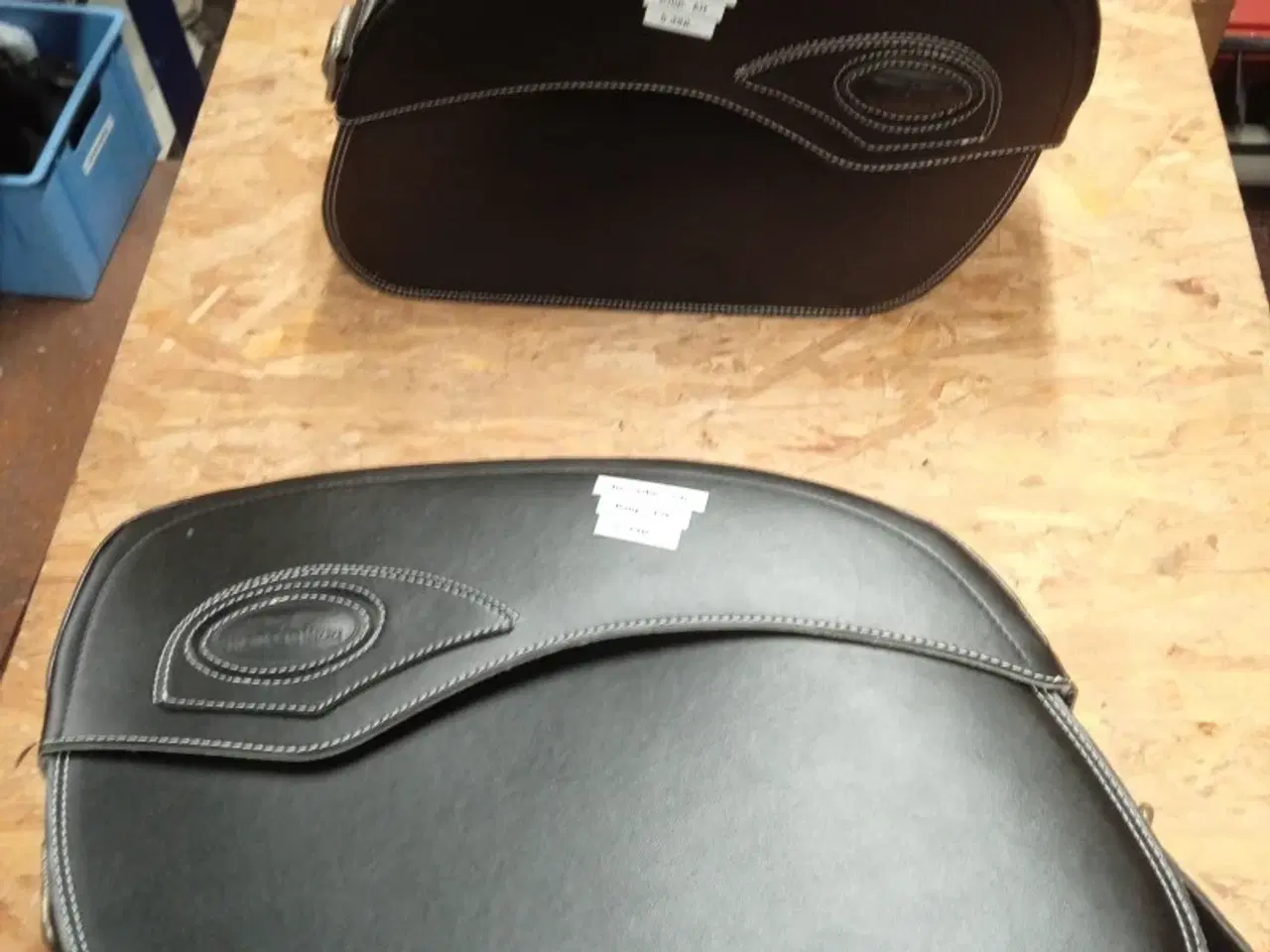 Billede 2 - Lædersidetaskesæt Moto Guzzi Nevada 750