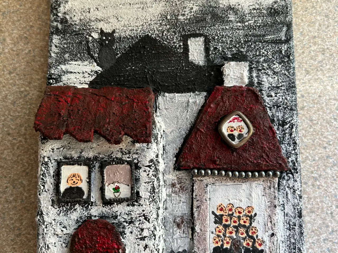 Billede 3 - 3 små reliefer