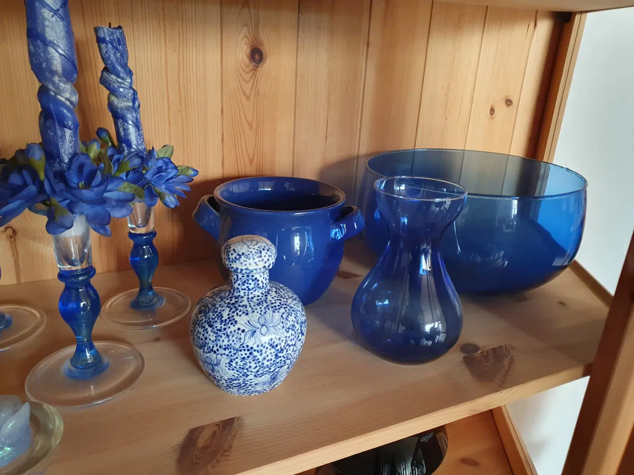 Billede 3 - Diverse blå glasting / glaspynt