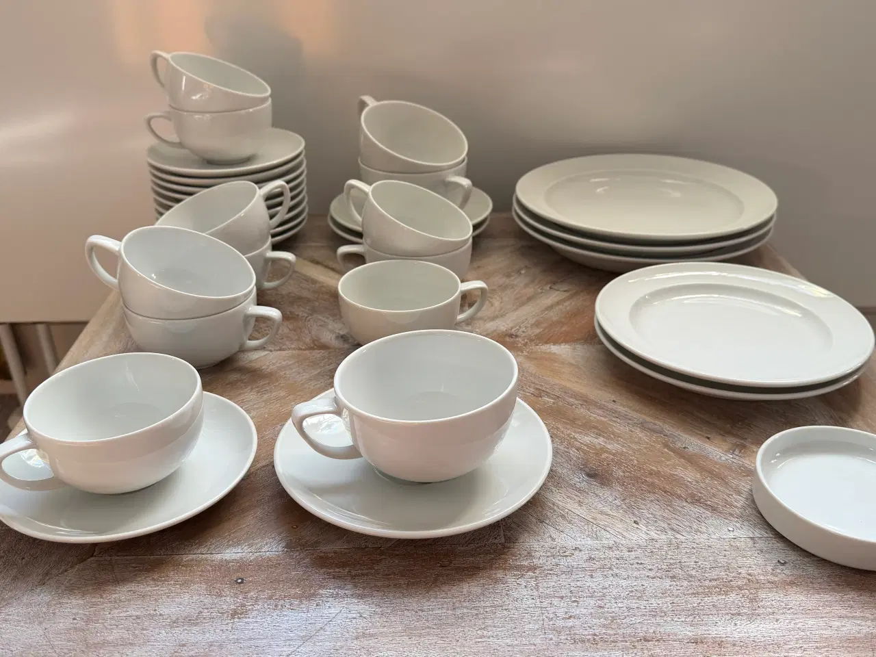 Billede 1 - Hvidpot stel, original Royal Copenhagen udgave