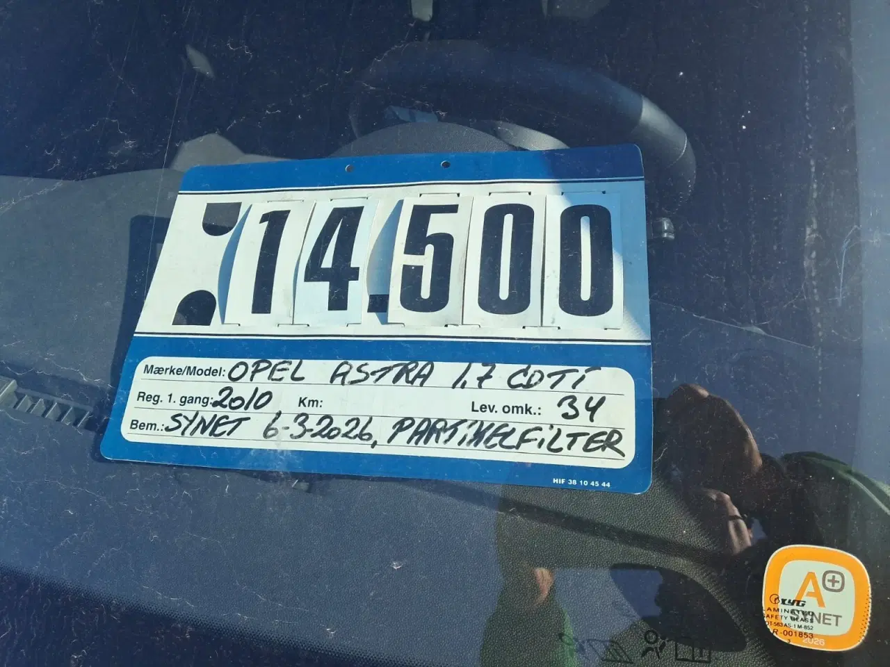 Billede 16 - Opel Astra 1,7 CDTi 110 Enjoy