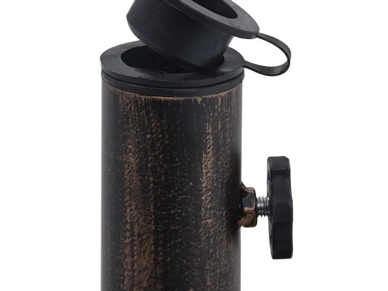Billede 6 - Parasolfod 12 kg 48 cm støbejern bronzefarvet