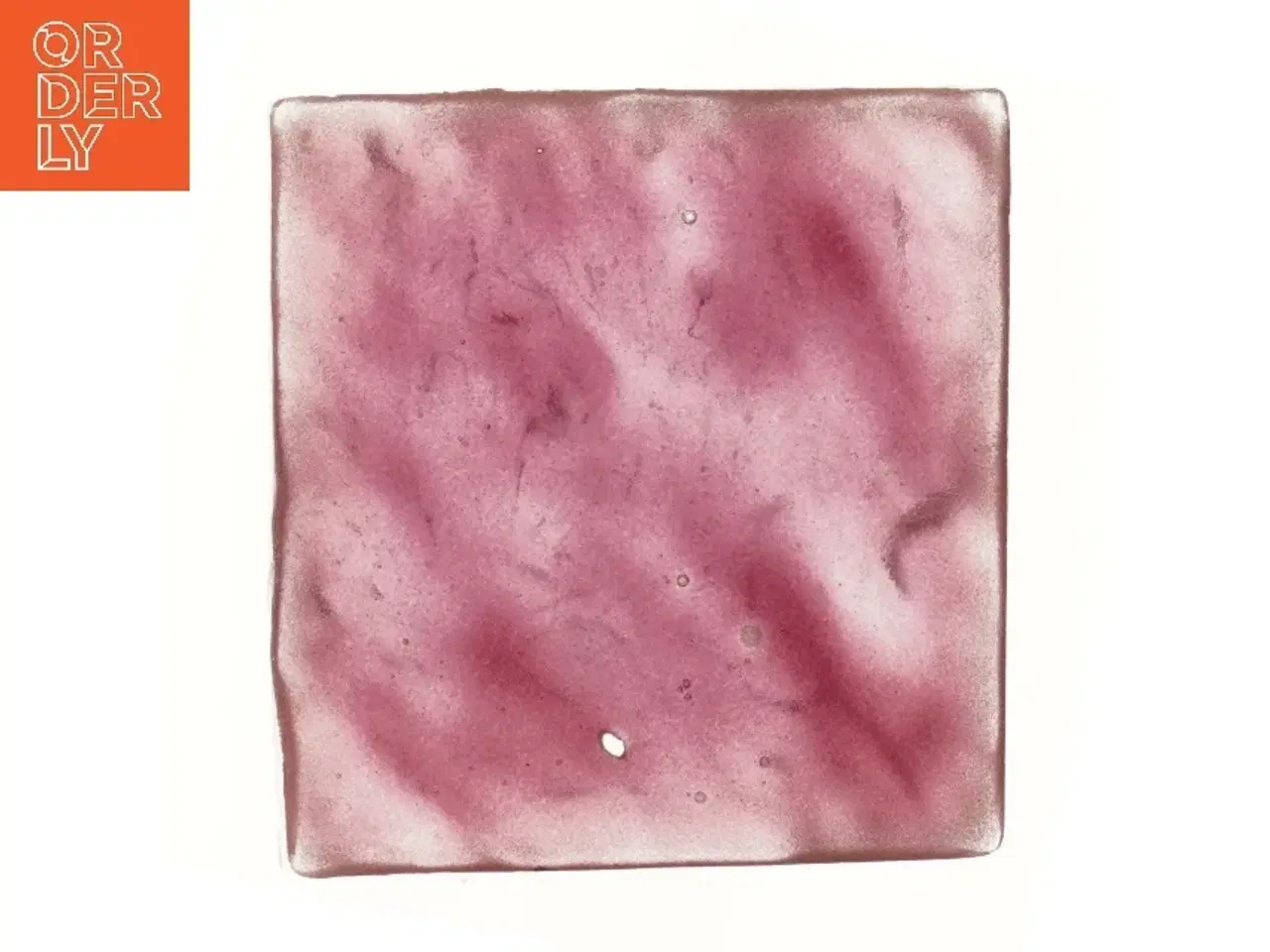 Billede 2 - Lilla glasdekorationsobjekt (str. 22,5x21,5 cm)