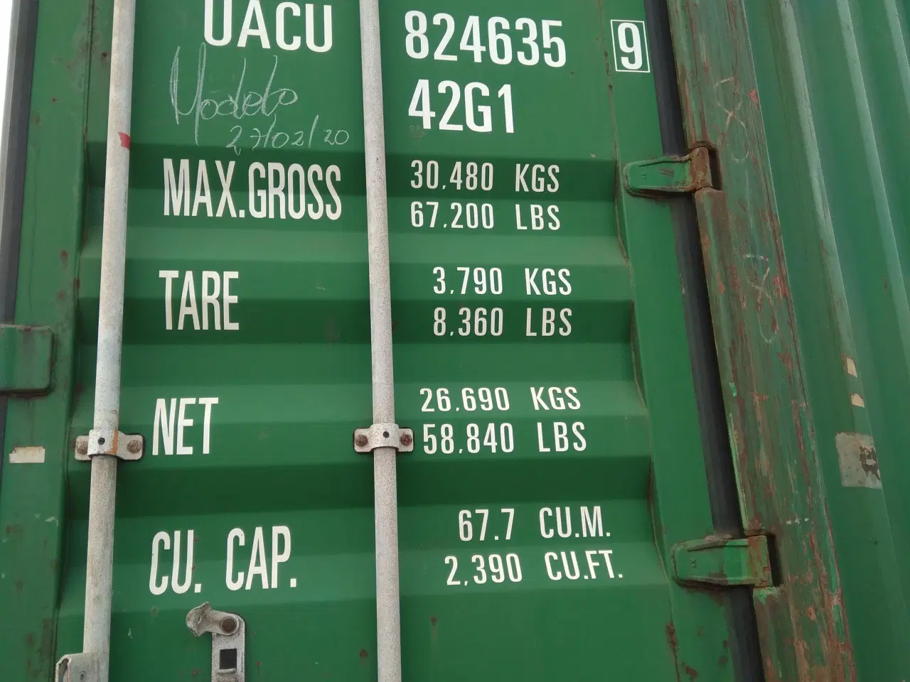 Billede 2 - 40 fods DC Container - ID: UACU 824635-9