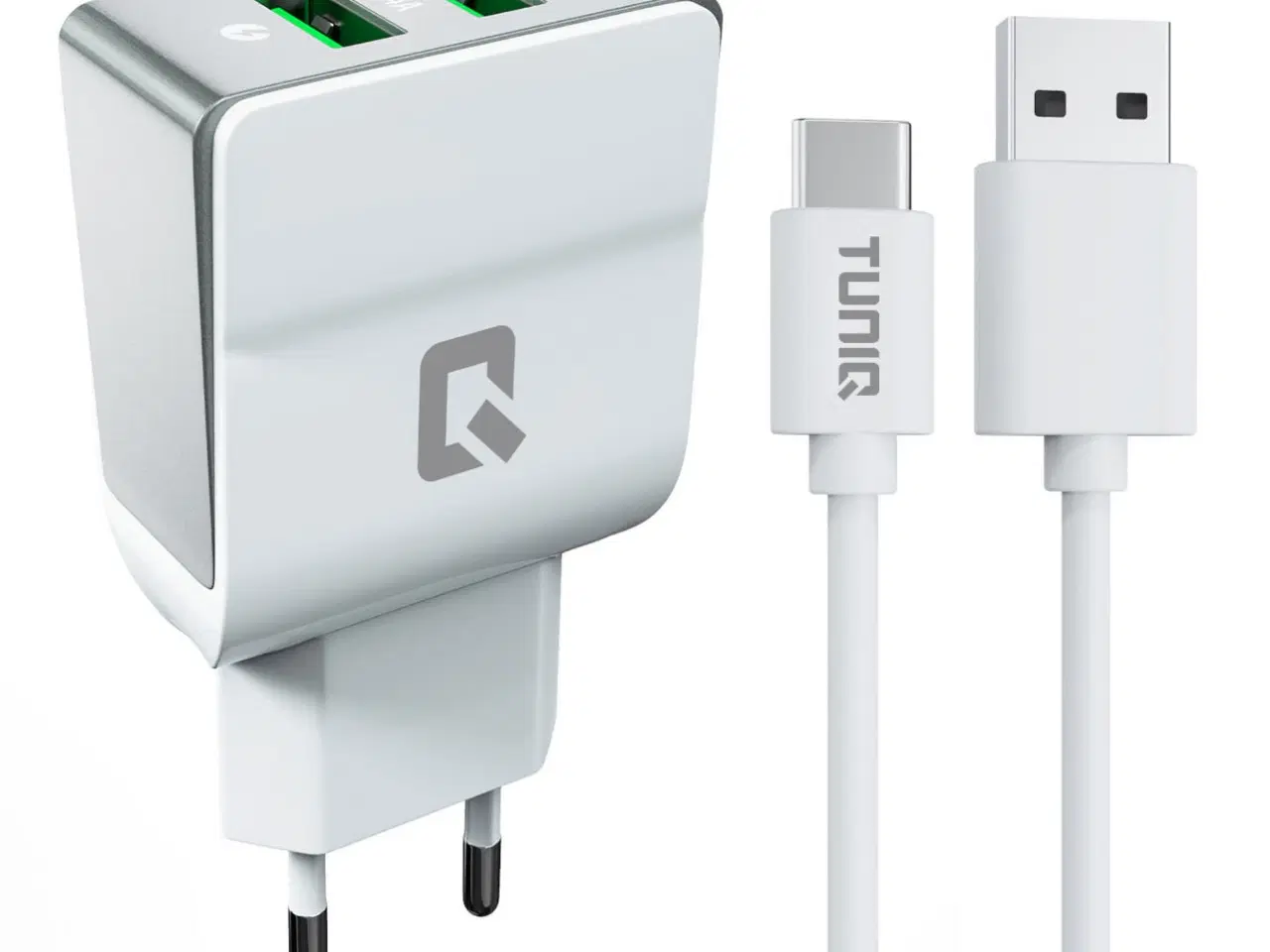 Billede 1 - TUNIQ Hurtigoplader med USB-C kabel