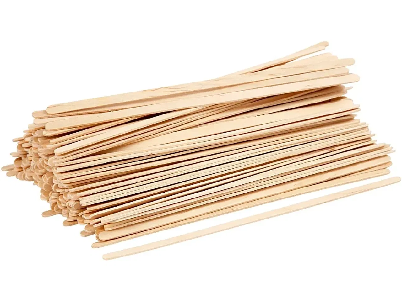 Billede 1 - Ispinde, L: 19 cm, B: 6 mm, natur, 200 stk./ 1 pk.