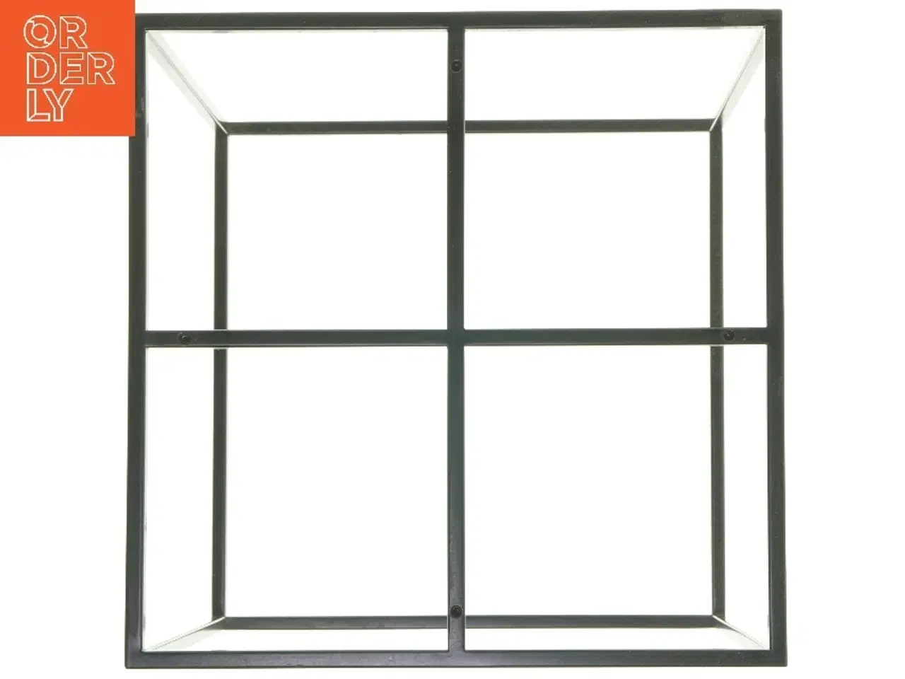 Billede 1 - Metalkube til dekoration (str. 30x30 cm)