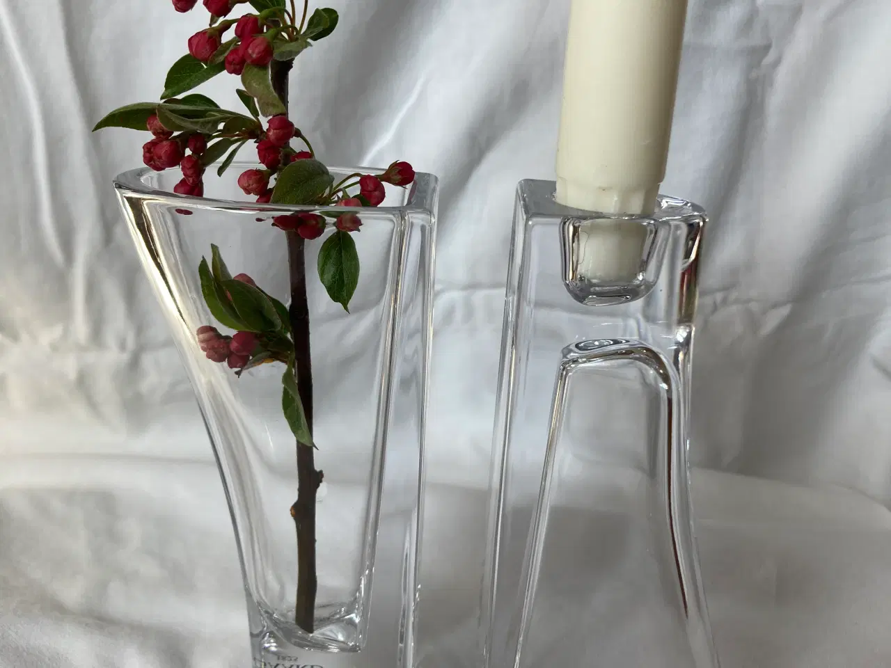 Billede 4 - Holmegård balance lysestage vase