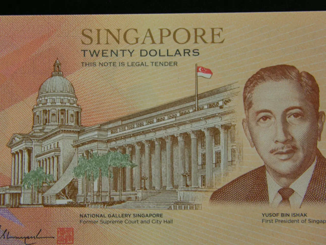 Billede 7 - Singapore  20 Dollars  2019  Unc.