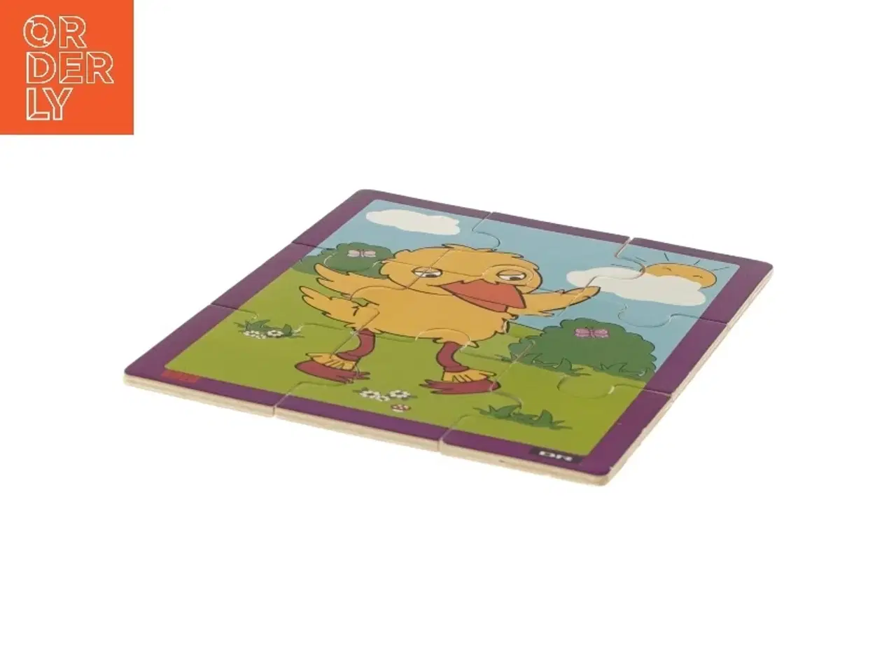 Billede 4 - Børnepuslespil med kylling motiv (str. 20x16 cm)